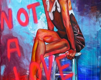 this is not a love story - 100 cm x 160 cm