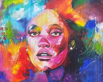 colored beauty - 80 cm x 120 cm