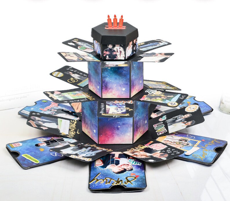 EBGExplosion box birthday cake explosion box birthday