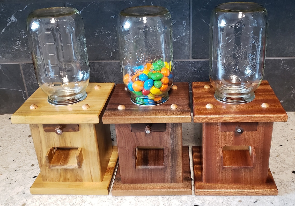 Candy Dispenser, Wooden Candy Dispenser, Christmas Gift, Dispenser