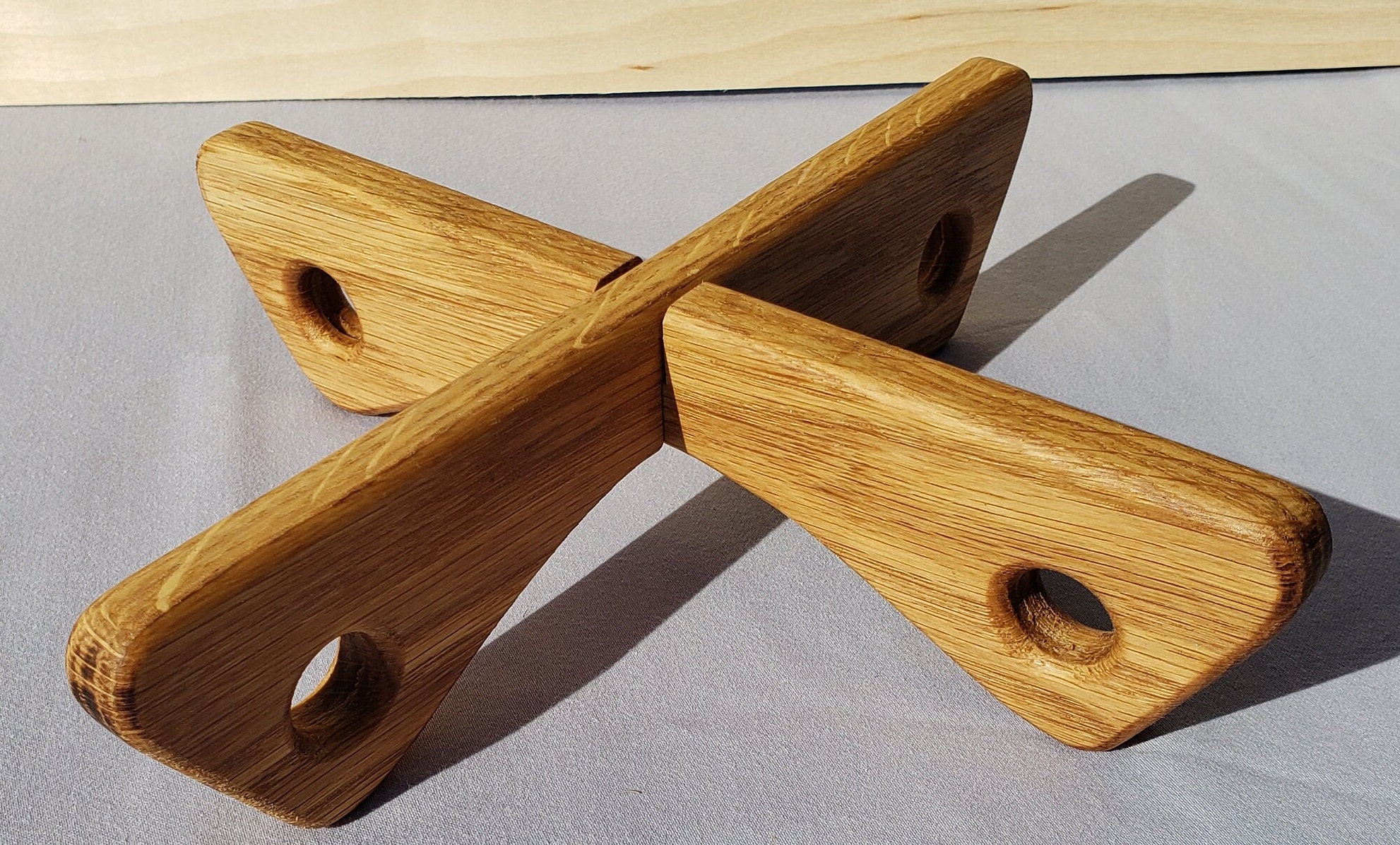 Wooden Plant Stand White Oak Hot Plate Functional Decor Etsy