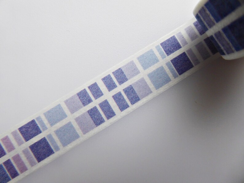 Stripe pattern Block Washi Tape Sample 1 x 1 m