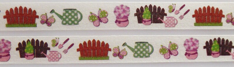 Fence Garden Utensils Washi Tape Sample 1 x 1 m