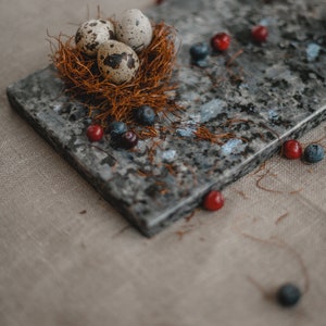 Cutting board Serving board Food Platter Kitchen board Cooking gift Natural stone board Kitchen decor Granite Cheese board Housewarming