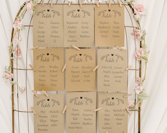 Wedding Table Plan - Custom