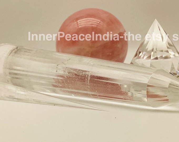 Featured listing image: 26D) Amazing deal- Beautiful Clear Quartz, Inner Peace Crystal Laser, disintegrator, extractor and rose quartz activator.(package7)