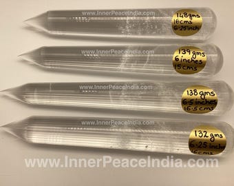 29) Amazing- Beautiful Clear Quartz, Inner Peace Crystal Laser. Grams 132/138/139/148