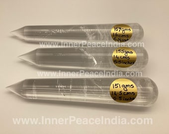 30) Amazing- Beautiful Clear Quartz, Inner Peace Crystal Laser. Grams 151/155/157