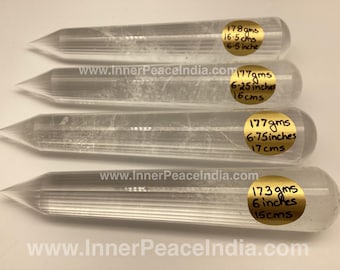 31) Amazing- Beautiful Clear Quartz, Inner Peace Crystal Laser. Grams 173/177/177/178