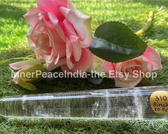 25) Beautiful Clear Quartz, Inner Peace Crystal Laser, weight 310 gram, length 20.5cms or 8inches. 36 facets
