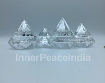 21F) Beautiful Clear Quartz, Inner Peace Crystal Extractor / Diamond 53 to 65 grams. Best quality.