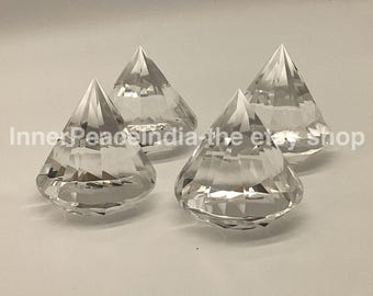 21B) Beautiful Clear Quartz, Inner Peace Crystal Extractor / Diamond. Best quality