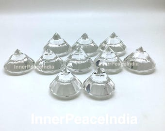 21F) Beautiful Clear Quartz, Inner Peace Crystal Extractor / Diamond 28 to 45 grams. Best quality.