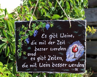 Schiefer Spruch Wein