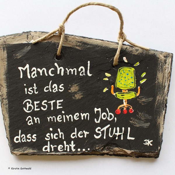 Schild Büro