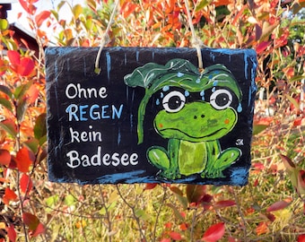 Frosch Schild