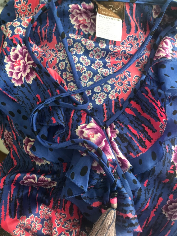 RARE jumpsuit by iconic print designer 80s Diane