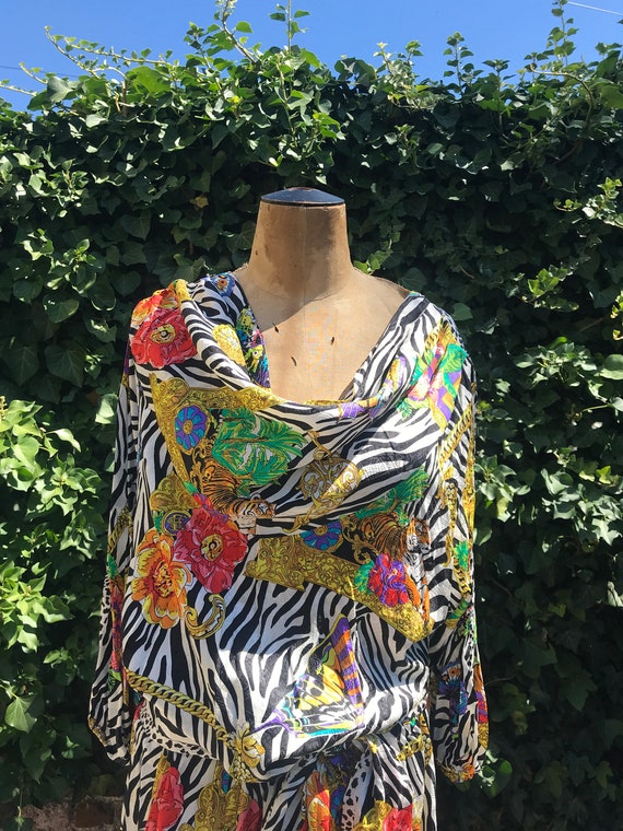 AMAZING 80's print designer Diane Freis GORGEOUS s