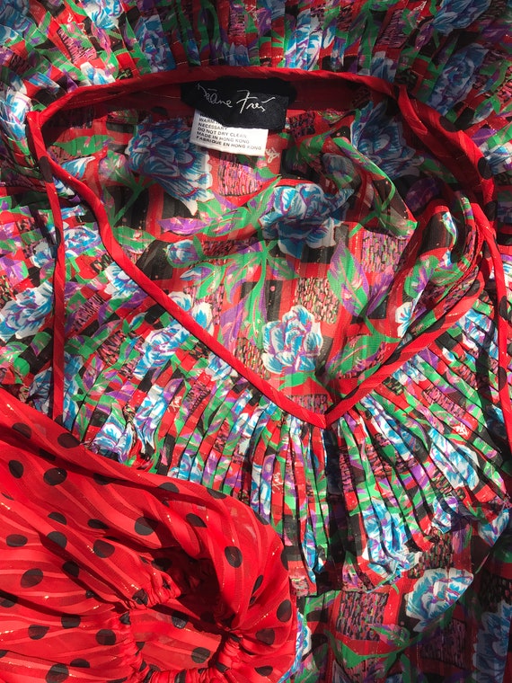 FUN top by ICONIC 80s designer Diane Freis