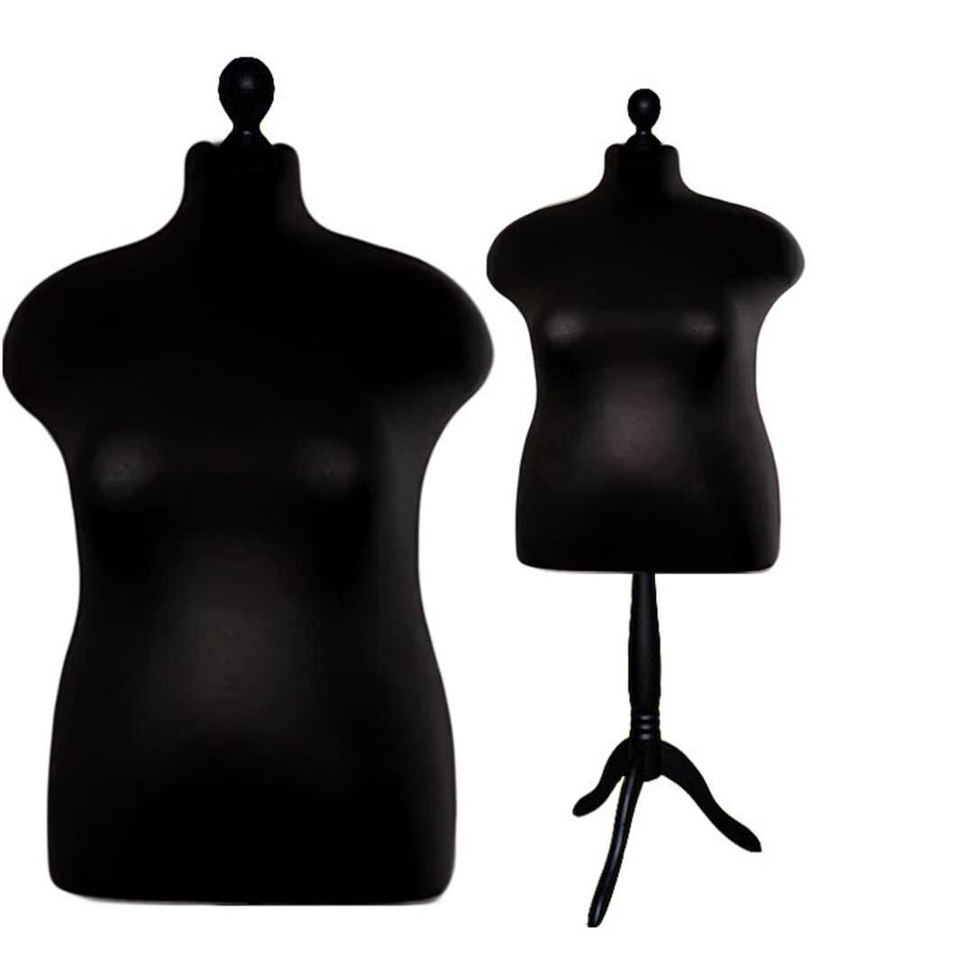 Couture Mannequin, Sewing Bust Female Mannequin Gr.48/50 Black Tripod Etsy