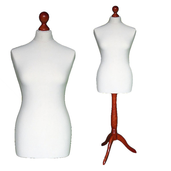 Mannequin de Couture, Buste de couture Mannequin femme Gr.34/36/38/40/42/44/46/48 trépied calvados