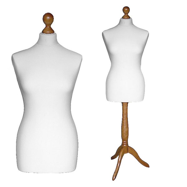 Mannequin de Couture, Buste de couture Mannequin femme Gr.34/36/38/40/42/44/46/48 trépied hetre