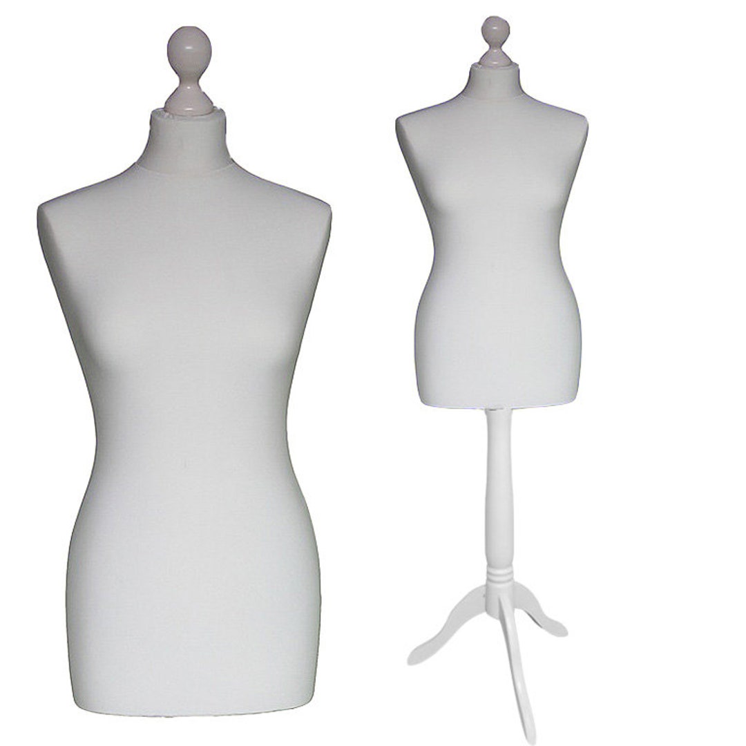 Manichino Sartoria Loywe Taglia 36/38 - Busto Donna Regolabile 140-180cm - Base Metallo Nero - Foto 11