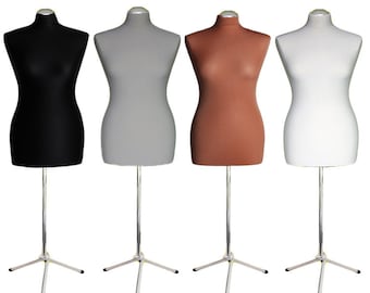 Tailor pop mannequin torso vrouwelijke / mannelijke chroom staan