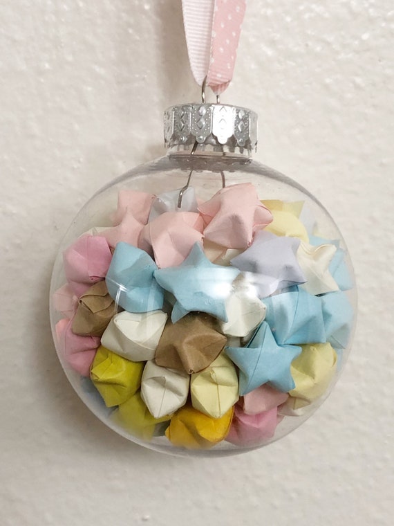 Christmas Origami Stars Ornament Japanese Origami Stars Japanese Gift Christmas Tree Decor Christmas Decor Origami Unique Ornament