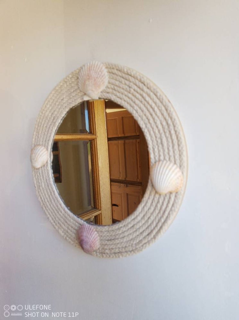 Beach Themed Mirror Etsy