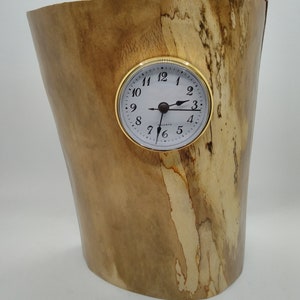 Reloj de madera flotante hecho a mano. Elección de 3 caras de reloj diferentes.