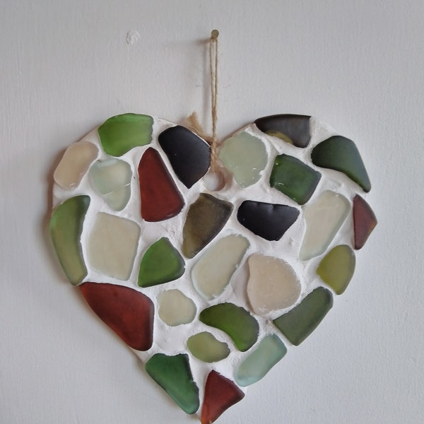 Seaglass heart kit