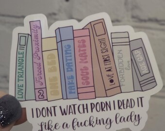 Pegatina de vinilo para amantes de los libros / Regalo divertido para lectores amantes de los libros