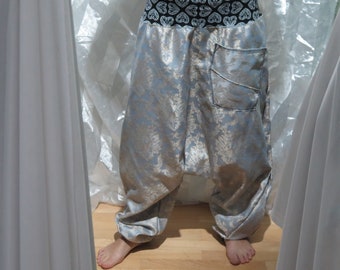 Pantaloni Alla Turca Soni Aladino a Palloncino Yoga Goa Sarouel Baggy Casual