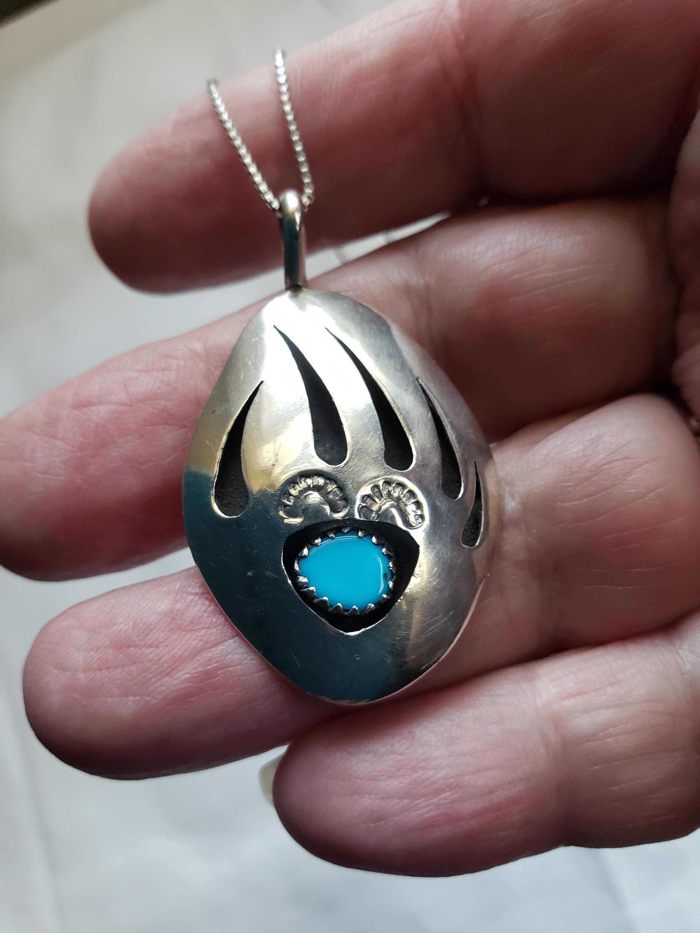 Turquoise Bear Claw - Etsy
