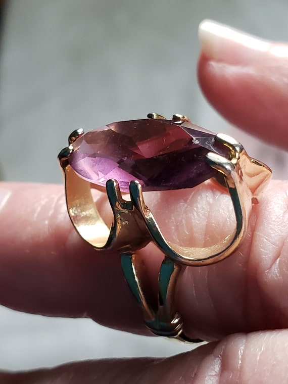 ESPO size 5.25 Amethyst ring by Joseph Esposito