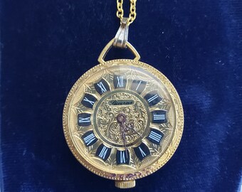 Ladies Necklace Pocket Watch