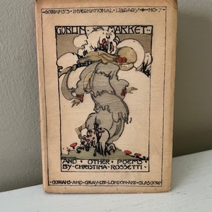 1914 Mercado de duendes y otros poemas de Christina Rossetti