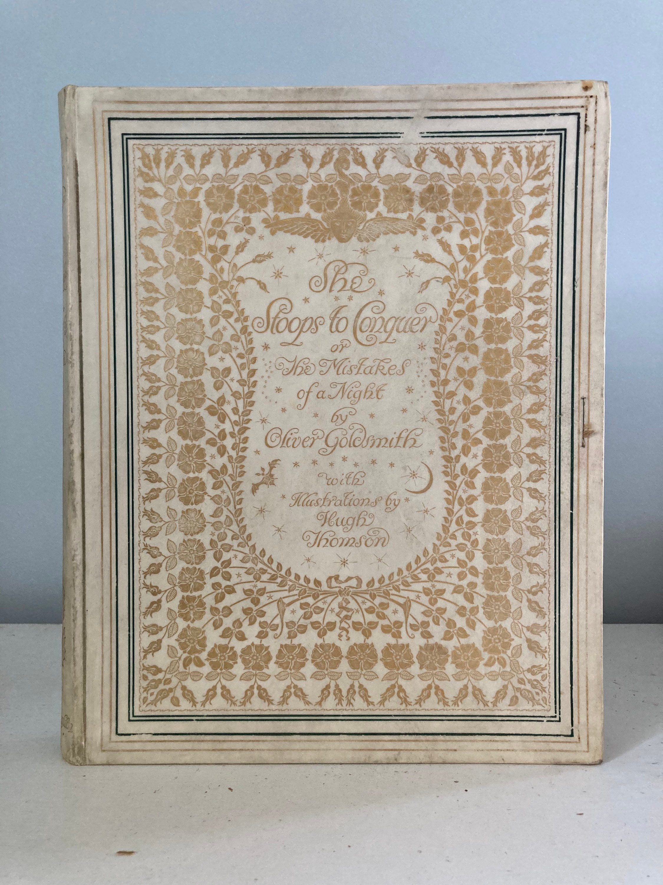 1912 She Stoops to Conquer by Oliver Goldsmith, illustrated and signed ...