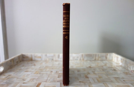 1893 Song And Legend From The Middle Ages - 