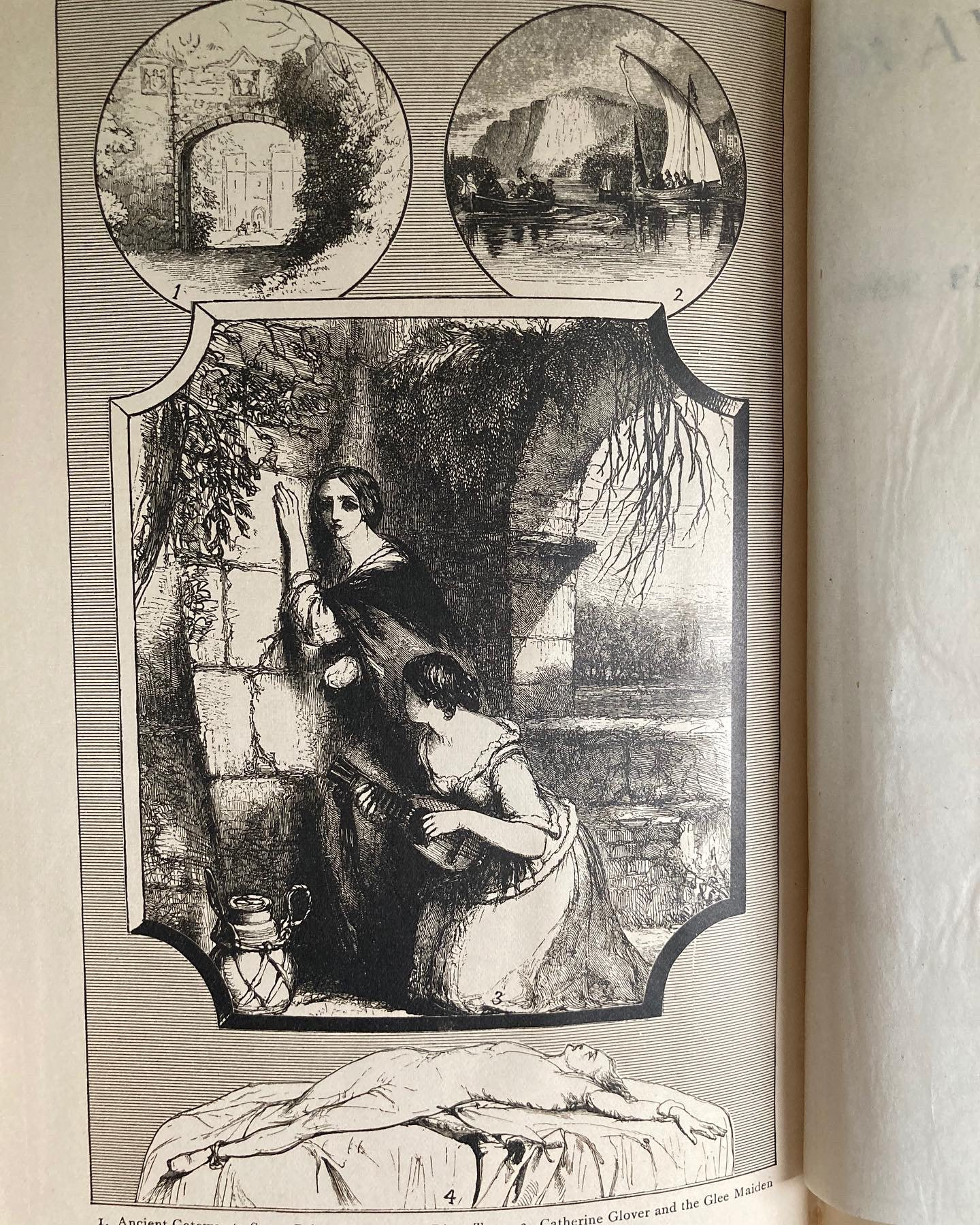 Circa 1890 Complete 9 vol. set of Waverley Novels by Sir Walter Scott