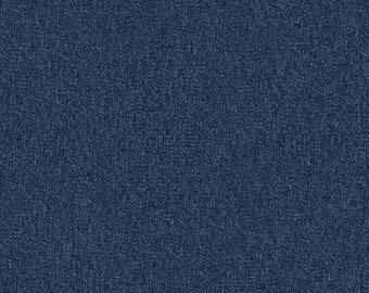 Matteo Jeans French Terry Baumwolle Sommersweat Jeansoptik blau 50 cm, 21.96 EUR/m