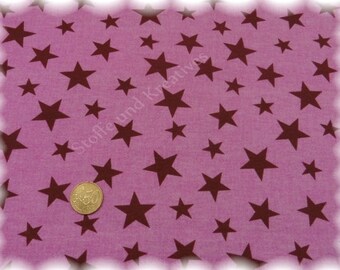 Stjerne Ny Hilco sweatshirt fabric pink mottled stars fabric sweaty sewing star fabric stretchy 50 cm, 20.78 EUR/meter