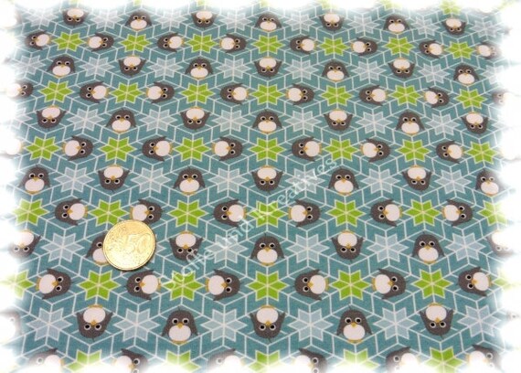 Little Pingu Hilco Stretch-Jersey petrol Shirtstoff Kinderstoff