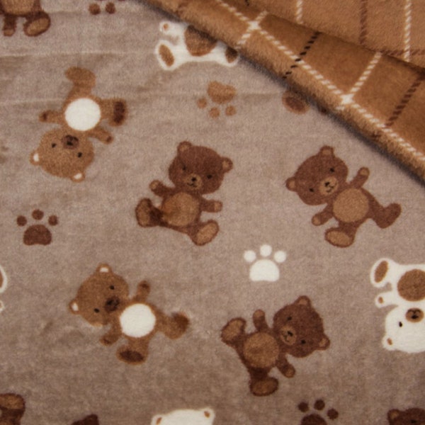 Kuschelnicky Bears Tessuto Bambini Pile di peluche marrone 50 cm 13.38 EUR/metro