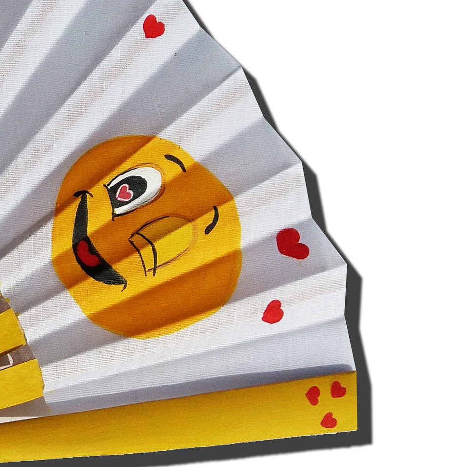 My First Fan Hand Painted emoji Etsy
