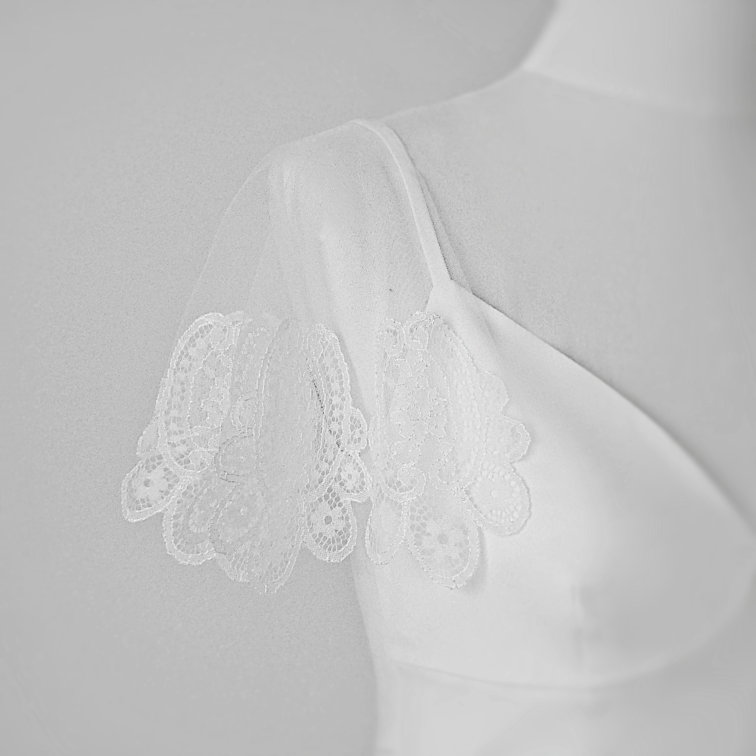 Lace Detachable Sleeves Wedding Dress Cap Sleeves Tulle Etsy