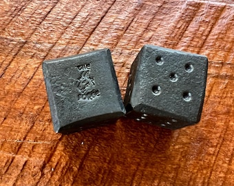 Hand forged dice