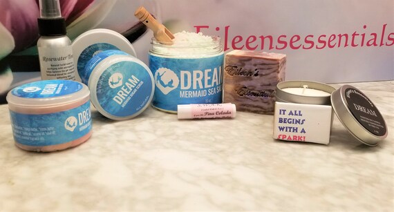 Spa Gift Set Dream Organic Skin Care Etsy