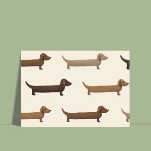 Dackel Postkarte Hund Postkarte einfach so Karte Lustige Postkarte A6 Karte